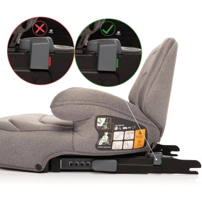 ZOPA Autosedačka iBooster i-Size, Boss Grey Boss Grey