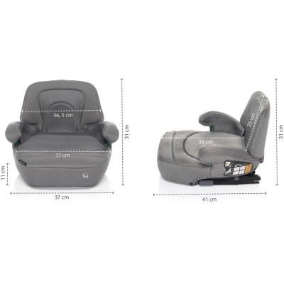ZOPA Autosedačka iBooster i-Size, Boss Grey Boss Grey