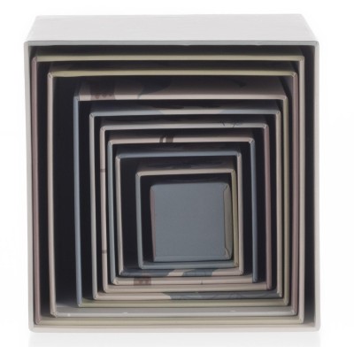 ZOPA Dětské stohovací kostky kartonové 10ks