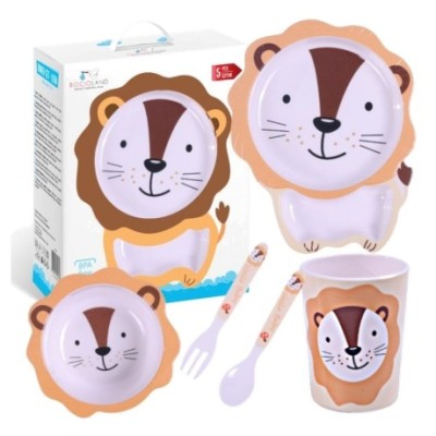 Sada dětského nádobí 5D pro děti - Lvíček