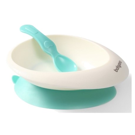 5901435413807_Miska s přísavkou a lžičkou - bílá