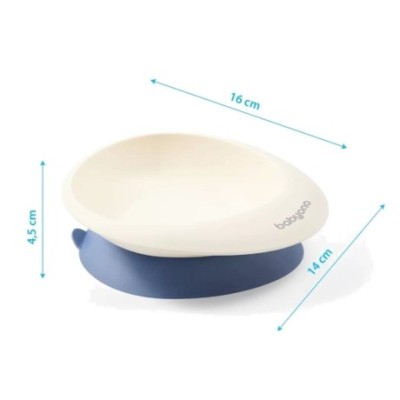 Miska s přísavkou a lžičkou - bílá, růžová