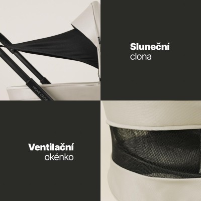 ZOPA Set Move Cross 5 + hluboká korba Move XL 5 + adaptéry, Rocky Green Rocky Green