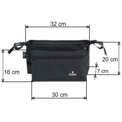 Organizér Simple Black S