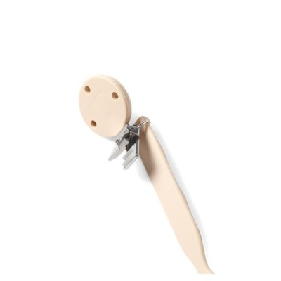 Silikonová šňůrka na dudlík - modrá