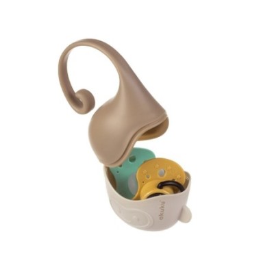 Box na dudlík Opička, hnědá