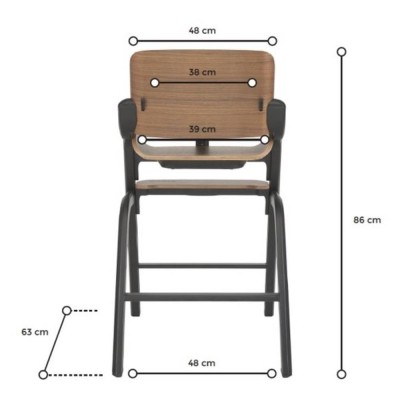 Espiro Pure židlička 07 Graphite