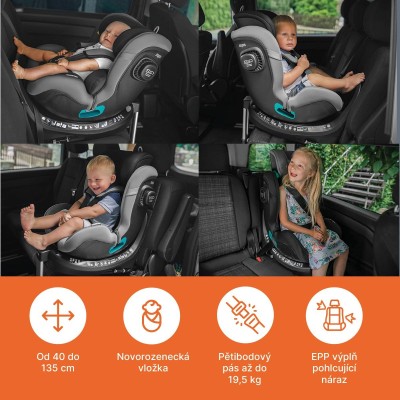 ZOPA Autosedačka Voyager Maxi, Night Black Night Black