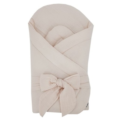 Eko Zavinovačka mušelínová -Beige