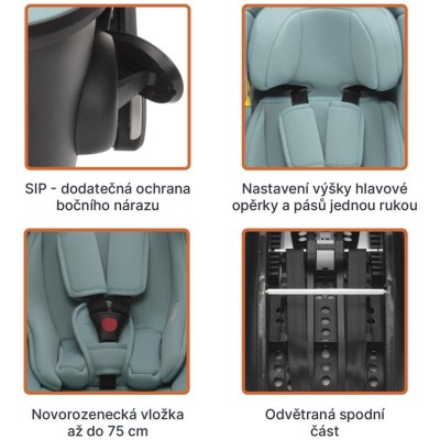 ZOPA Autosedačka XM Plus i-Size bundle, Toffee Brown Toffee Brown