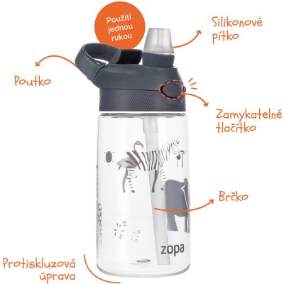 ZOPA Láhev tritan sport 480 ml, Mountains Mountains