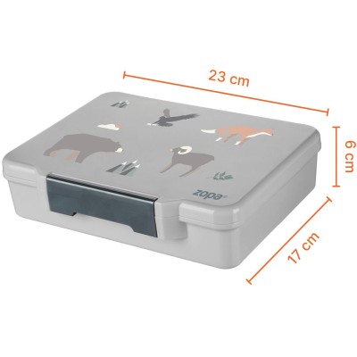 ZOPA Svačinový box 1330 ml, Mountains Mountains