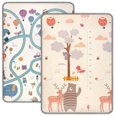 Oboustranná pěnová podložka Milly Mally Kinder Animals 178x120 cm