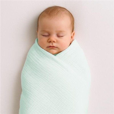 Dětská mušelínová deka New Baby 70x100 cm mint