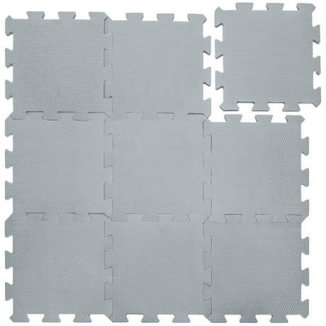 ZOPA Pěnová podložka Puzzle 30x30 cm 9ks, Light Grey Light Grey