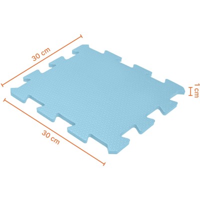 ZOPA Pěnová podložka Puzzle 30x30 cm 9ks, Light Grey Light Grey