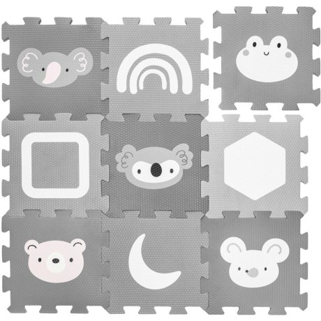 ZOPA Pěnová podložka Puzzle 30x30 cm 9ks, Wild Life Wild Life