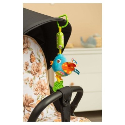 Závěsná hračka, chrastítko - Ptáček
