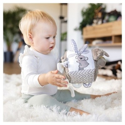 Senzorická plyšová hračka Koala Coco, šedá