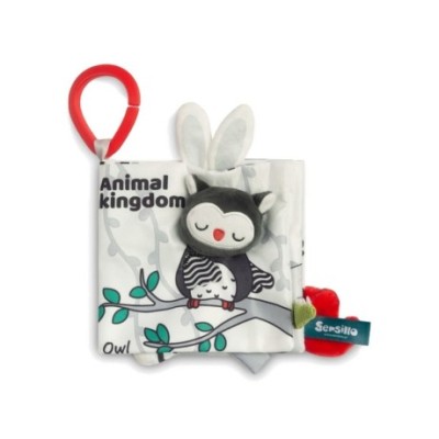 5903076320261_Kontrastní knížka pro miminko black&white - Sova