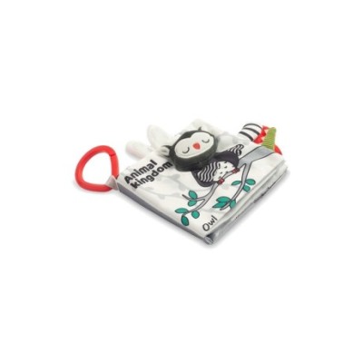 Kontrastní knížka pro miminko black&white - Sova