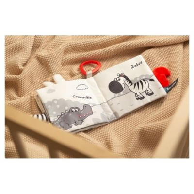 Kontrastní knížka pro miminko black&white - Sova