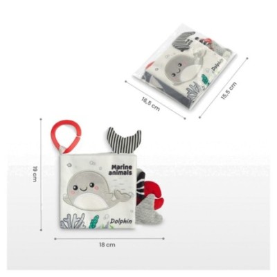 Kontrastní knížka pro miminko black&white - Sova