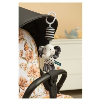 Závěsná hračka nejen do kočárku BLACK&WHITE - Slon