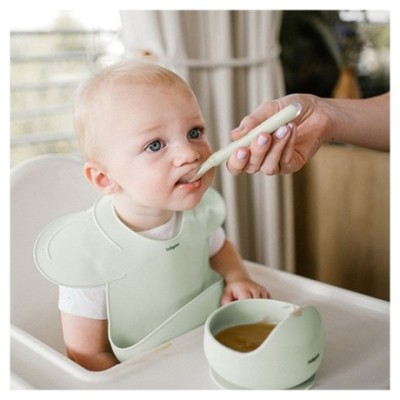 Silikonová miska s přísavkou - mátová