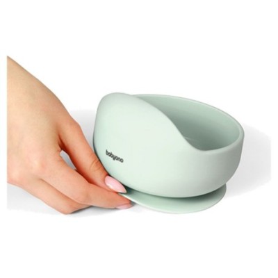 Silikonová miska s přísavkou - mátová