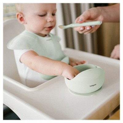 Silikonová miska s přísavkou - mátová