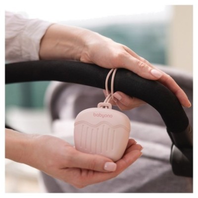 Silikonové pouzdro na dudlík - růžové