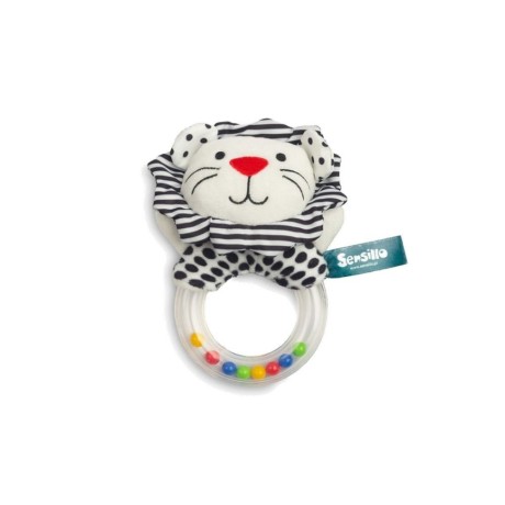 5903076320056_Senzorické chrastítko black&white - Lev