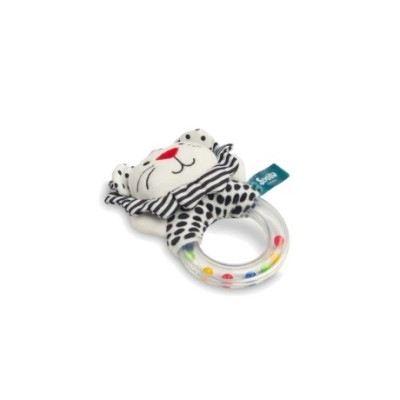 Senzorické chrastítko black&white - Lev