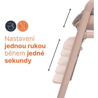 ZOPA Dětská židlička Inspira, Candy Pink Candy Pink