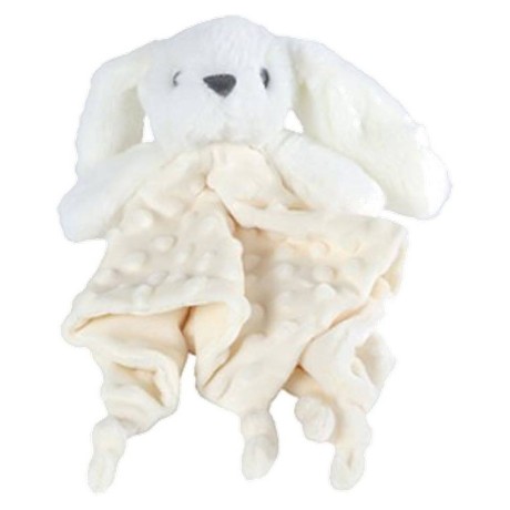 Zajíček Teddy usínáček plyšový 26cm -bílý