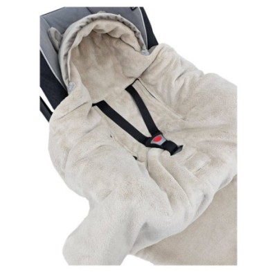 Eko Deka do autosedačky Velvet Dark Beige