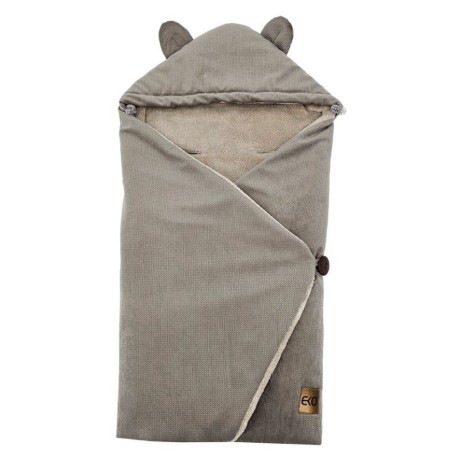 Eko Deka do autosedačky Velvet Dark Beige