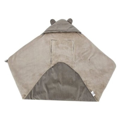 Eko Deka do autosedačky Velvet Dark Beige