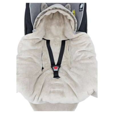 Eko Deka do autosedačky Velvet Dark Beige