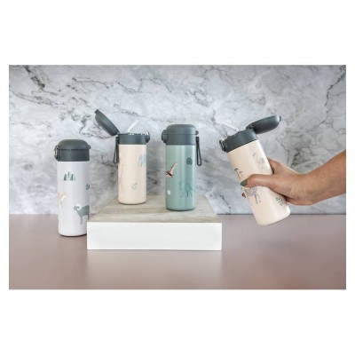 ZOPA Termoska na tekutiny s brčkem 400 ml, Candy pink Candy pink