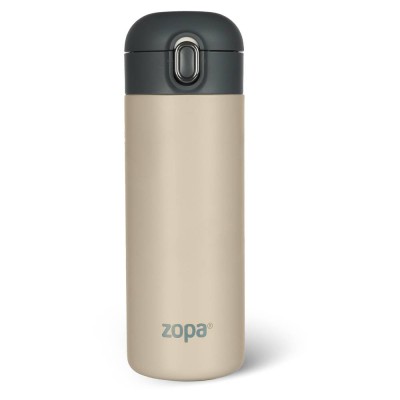 ZOPA Termoska na tekutiny s brčkem 400 ml, Cookie beige Cookie beige