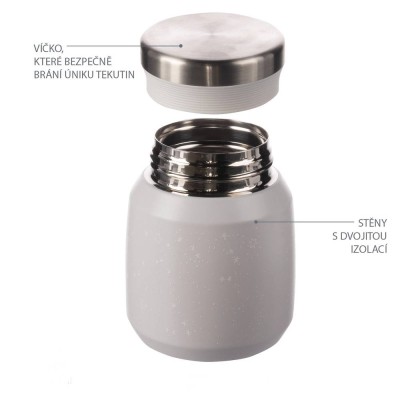 ZOPA Termoska na jídlo 300 ml, Candy pink Candy pink