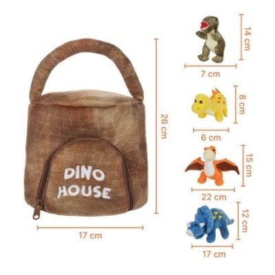 Plyšový set hraček, Dino