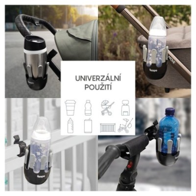 Flexibilní držák na pití, Black