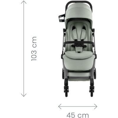 BRITAX Kočárek FLYLITE, Carbon Black Carbon Black