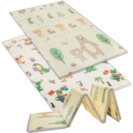 ZOPA Multifunkční pěnová skládací podložka oboustranná 180x120, Forest Forest