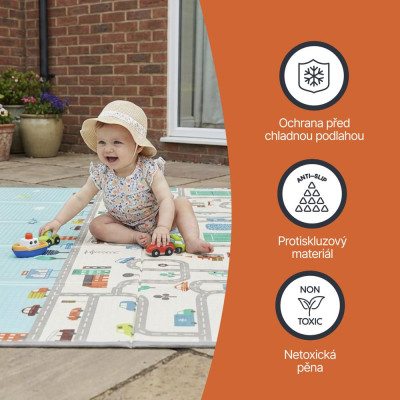 ZOPA Multifunkční pěnová skládací podložka oboustranná 180x120, Forest Forest