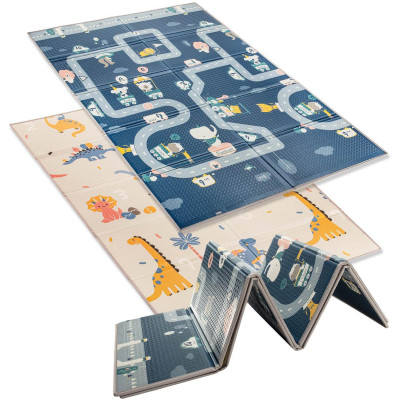 ZOPA Multifunkční pěnová skládací podložka oboustranná 180x120, Dino Dino