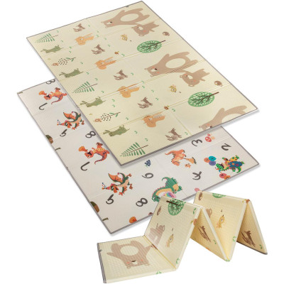 ZOPA Multifunkční pěnová skládací podložka oboustranná 200x150, Forest Forest